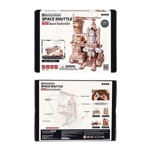 ROKR Space Shuttle 3D Holzpuzzle Zum Selbermachen Mechanischer Bausatz LKA02 - Bild 1 von 7