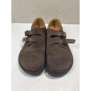 Footprints by Birkenstock Mens Brown Suede Slip On Shoes Narrow Size 42.5 275 - Picture 1 of 5