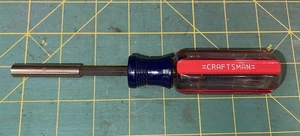 Craftsman Magnetic Hex Bit Hand Driver Vintage Handle Used - Picture 1 of 4
