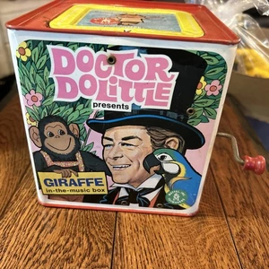 1967 Vintage Mattel DOCTOR DOLITTLE Giraffe In The Music Box Jack In The Box - Bild 1 von 9