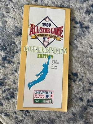 Lot of 5 1989 MLB ALL STAR GAME collectors edition MAP EXTREMELY RARE !!! - Image 1 of 4
