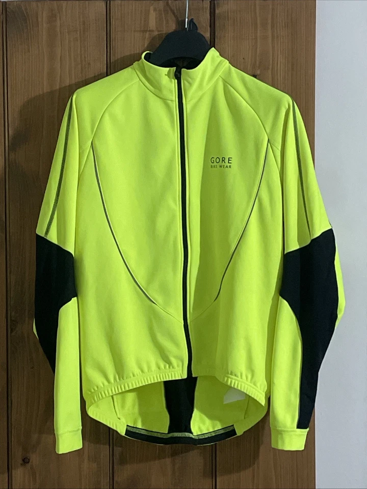 Gorewear Gore Bike Wear Winter Cycling Jersey High Viz Mens Large - Image 1 of 4