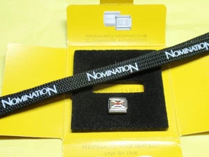 ** Genuine Nomination UNION JACK Silver Charm  RRP £39  ** - Picture 1 of 3