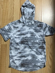 Univibe Boys Long Sleeve Hoodie Gray Kids Large - Picture 1 of 4