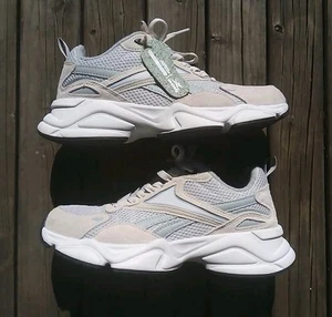 Reebok Royal Charge Chunky Beige Creme Weiß Grau Y2K AR30246M Herren Größe 11 - Bild 1 von 11