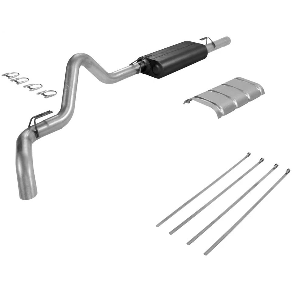 Flowmaster 17125 Force II Cat-Back Exhaust 3" Aluminized Steel Mandrel Bent - Изображение 1 из 4
