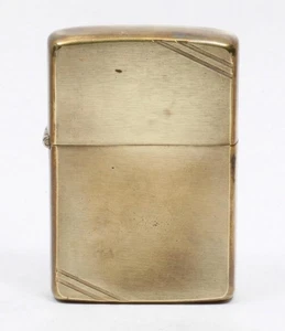 Encendedor Zippo vintage 1932 1982 sello conmemorativo latón cepillado LIMPIO - Imagen 1 de 6