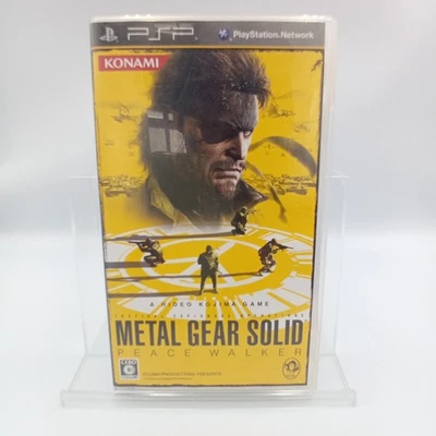 Metal Gear Solid Peace Walker Sony PSP Authentic Japanese CIB Complete - Image 1 of 4