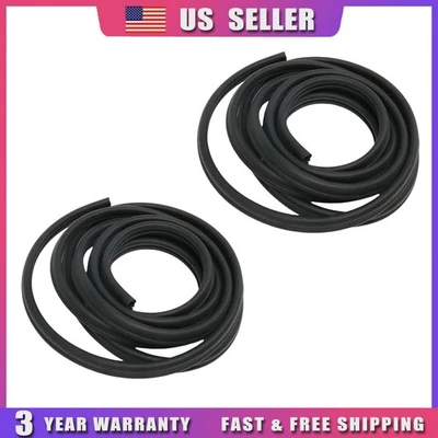 Extended Cab Door Seal SET Weatherstrip For 2000-07 GMC Sierra 1500 2500 3500 US - Изображение 1 из 4