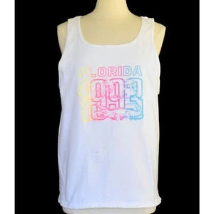 Vintage 90s Florida Souvenir Ocean Pacific Tank Top Size Small to Medium - Picture 1 of 7