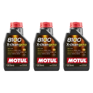 3 LITRI OLIO MOTORE MOTUL 8100 X-CLEAN GEN2 5W40 ACEA C3 100% SINTETICO BMW LL04 - Foto 1 di 3
