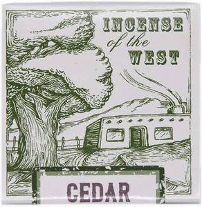 Cedar Natural Wood Incense Bricks Without Holder, 40 Count - Made in The USA - Picture 1 of 7