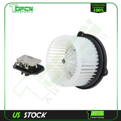 HVAC Blower Motor and Resistor Front Fit For 2000 2001 2002 2003-05 Toyota Echo - Image 1 of 4