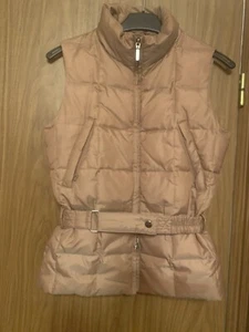 Beige /Taupe ärmellose wattierte Puffer-Weste aus Polyester S - Bild 1 von 24