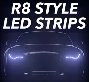 R8 Style LED Side Lights Skoda Fabia + Octavia inc VRS - Picture 1 of 1