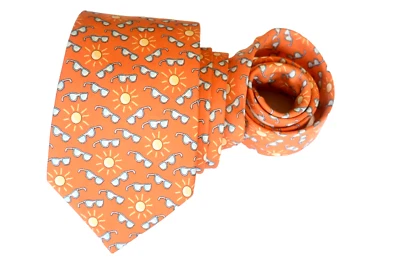 VINEYARD VINES CORBATA HOMBRE NARANJA/GAFAS DE SOL Ancho: 3.5/8" Largo: 59" Foto 1 de 3