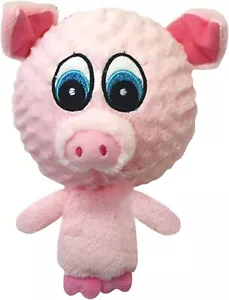 Multipet Pet Knobby Noggins 4 inch PIG big head tiny body dog toy big squeaker - Picture 1 of 1