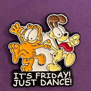 Pin, Badge, Anstecker, Garfield & Odie, It's Friday! Just Dance! - Bild 1 von 2