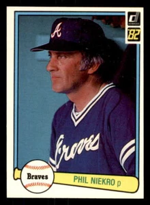 1982 Donruss #475 Phil Niekro Atlanta Braves - Picture 1 of 2
