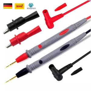 Messkabel Messleitung Prüfkabel Multimeter 1000V 20A Prüfspitzen Krokodilklemme - Bild 1 von 6