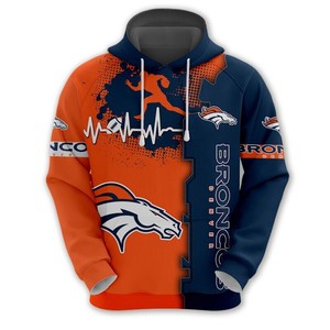denver broncos pullover moletom com capuz