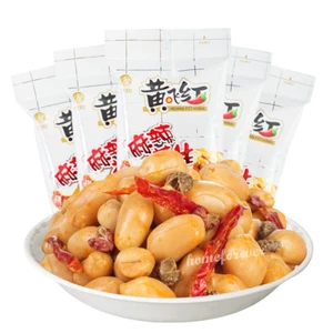 110g x 5 Huangfeihong Spicy Crisp Peanuts Chinese Specialty Snacks 黄飞红麻辣花生中国特产零食 - Picture 1 of 2