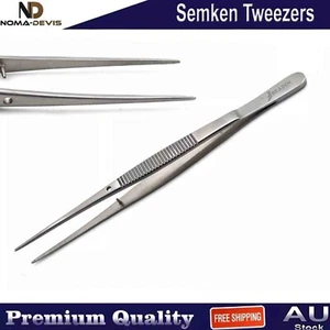 Surgical Dressing Semken Tweezers Straight Oral Surgery Dental Instruments CE - Picture 1 of 5