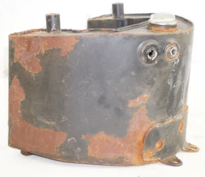 VINTAGE patina vintage antiqued looking NEW OIL TANK HARLEY PANHEAD KNUCKLEHEAD - Bild 1 von 10
