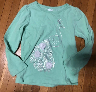 Camisa verde Crazy 8 niñas talla: 5T usada en excelente estado Foto 1 de 3