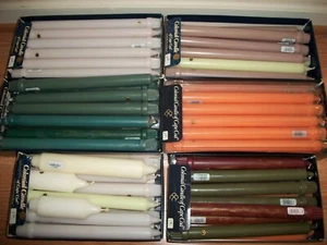 71 CLASSIC Vintage Colonial Candles of Cape Cod - 12" & 10" - Multiple Colors - Picture 1 of 8