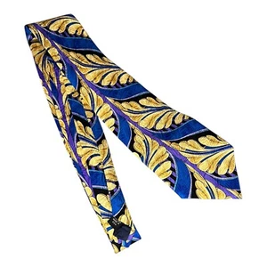 VTG Rush Limbaugh Tie No Boundaries USA MADE 100% Silk Colorful Floral Geometric - Picture 1 of 3