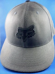 FOX RACING 6 7/8 - 7 1/4 FLEXFIT 210 FITTED Men's EMBROIDED Baseball Cap ManCave - Picture 1 of 12