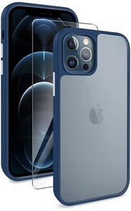 YIRSUR Case Compatible iPhone 12 & iPhone 12 Pro Screen Protector Tempered Glass - Bild 1 von 6