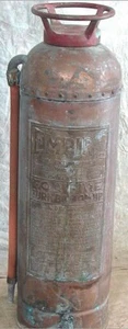 VINTAGE COPPER EMPIRE FIRE EXTINGUISHER AMERICAN-LAFRANCE-FOAMITE CO - Picture 1 of 4