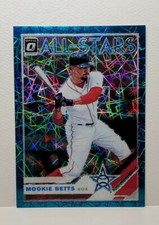 2019 Donruss Optic Mookie Betts SSP /35 TEAL VELOCITY REFRACTOR AL MVP 🏆🏆🌠