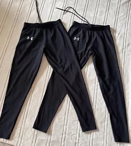 Men’s Under Armour Heat Gear Compression Joggers 2 Pair Size Large - Picture 1 of 6