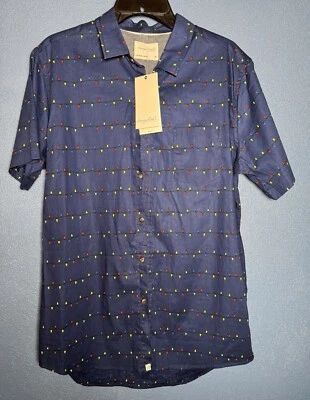 Sovereign Code Men's Casual Christmas Lights Shirt Size Medium - Image 1 of 4