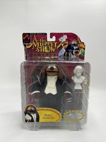 Muppets Tuxedo Rowlf Figure Palisades with Baby Grand Piano Series 3 NEW Cover