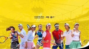 4 Eintrittskarten European Open Hamburg 2023, Tag 2 (23.07.2023), West-Tribüne - Bild 1 von 2
