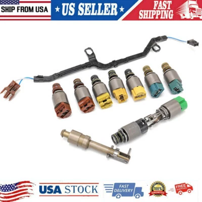 For BMW 528i 535i 740i Transmission Valve Body Repair Solenoid Kit 1068298047 - Image 1 of 4