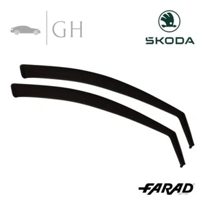 FARAD - SET 2 DEFLETTORI ARIA ANTIVENTO / ANTIPIOGGIA FUME' SKODA KAMIQ 2020 - Foto 1 di 4
