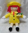 New Kohls Cares MADELINE 14" Plush Doll Toy Stuffed 2016 EUC Yellow Hat & Dress