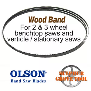 80"" Olson Holz Bandsägeblatt 1/2"" 0,020"" 4 HAKEN WB59480DB Made in USA - Bild 1 von 3