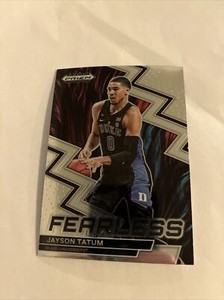 2023 Panini Prizm Draft Picks #19 Jason Tatum Fearless Boston Celtics