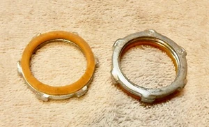 1" Conduit Sealing Locknuts Steel 2ea Rigid/IMC Liquidtight Appleton NOS 253O - Picture 1 of 4
