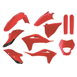 Gas Gas OEM Plastic Kit EC ECF 125 250 350 450 2021 21 Mask & Fork Guards RED - Picture 1 of 1