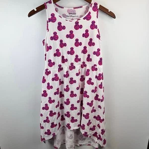 Disney Parks Youth Large Dress Animal Kingdom Mickey Mouse Maxi Hi-Lo Dress - Picture 1 of 9