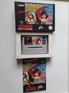 Spiderman X-Men Arcade's Revenge Super Nintendo SNES con manuale - Foto 1 di 17