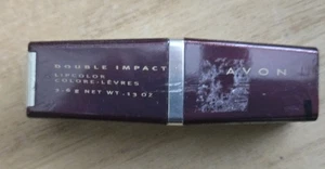 Avon Double Impact Lipcolor Lipstick Raisin .13 oz, NEW FACTORY SEALED  - Picture 1 of 5
