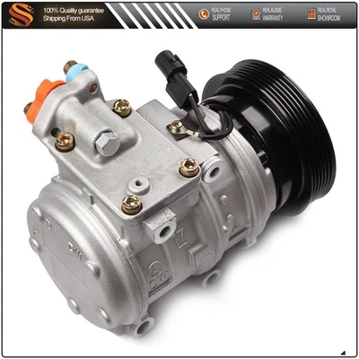 Compresor de aire acondicionado para Kia Sportage para Hyundai Tucson 2005 2006 2007 CO 22019C 2,7 L Foto 1 de 4